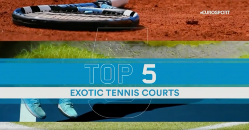 Khám phá 5 sân tennis kỳ lạ nhất thế giới