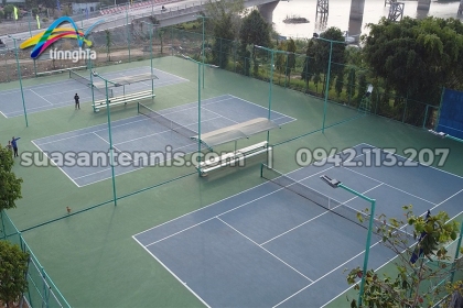 Dự án thi công 3 sân Tennis Thành phố Hồng Ngự - Đồng Tháp