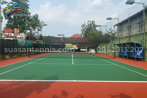 Dự án Sửa chữa và Sơn lại 2 lớp sơn Master Court cho 1 sân tennis Nhật Nguyệt