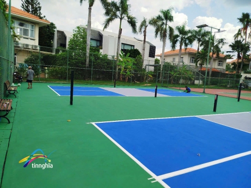 HOÀN THÀNH 3 SÂN PICKLEBALL TẠI KHU BIỆT THỰ PHÚ GIA - QUẬN 7