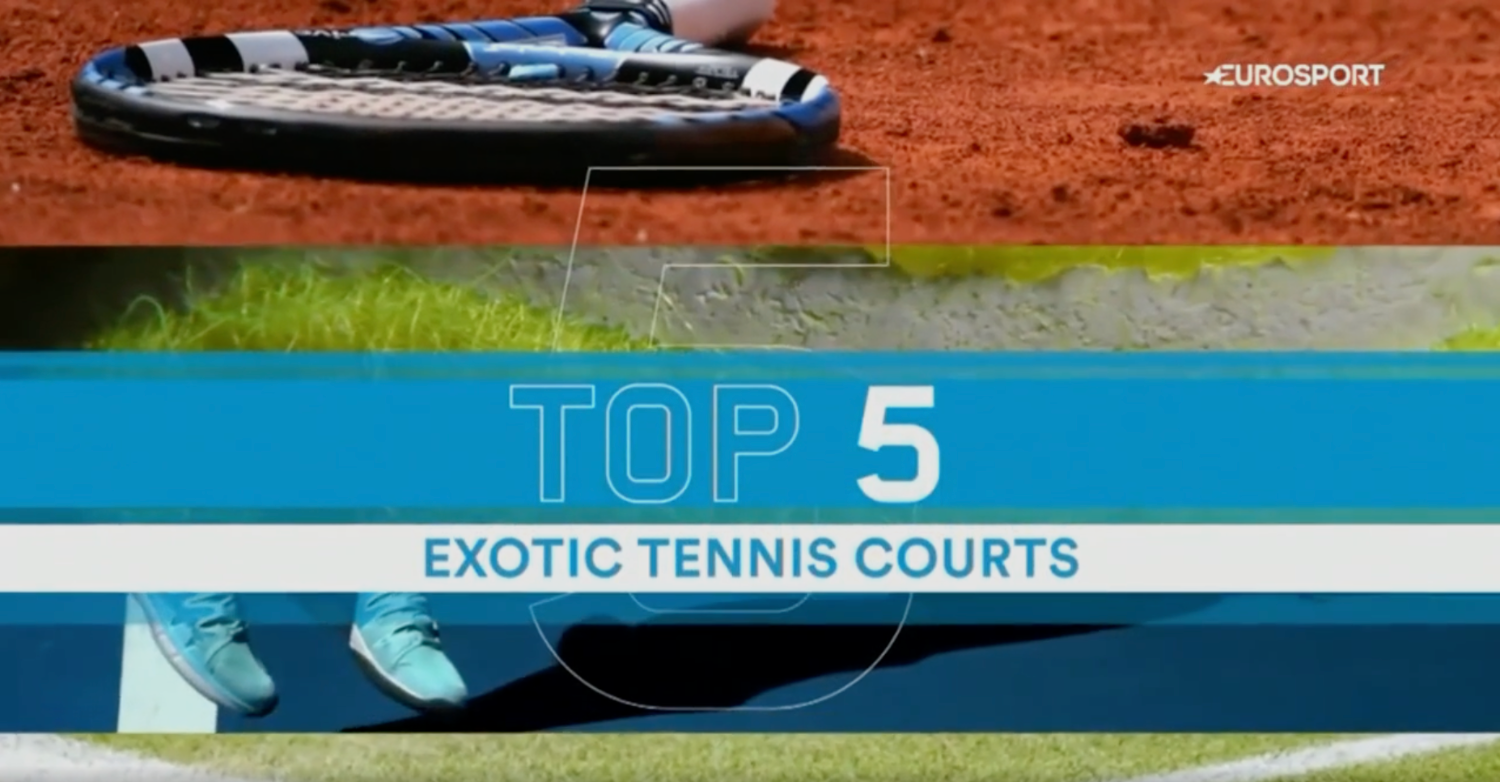 5 sân quần vợt kỳ lạ nhất thế giới